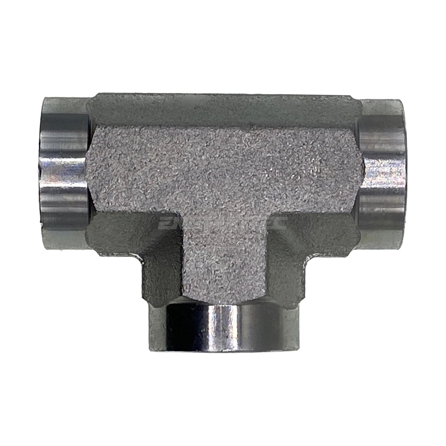 NPT Tapered Female Socket Tee, Size: 1/8" NPTF Female Tee