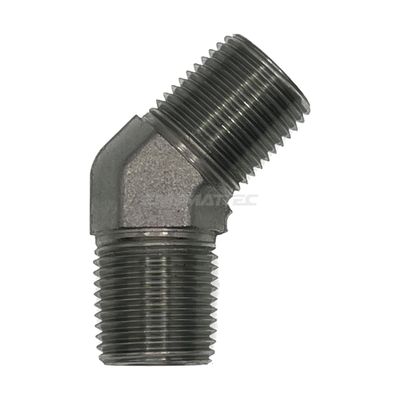 NPT Tapered Male x NPT Tapered Male 45° Compact NPT Tapered Male x NPT Tapered Male 45° Compact