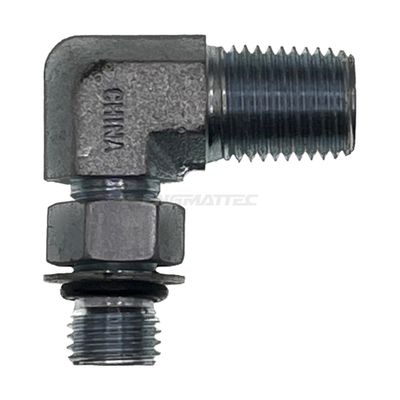 NPT Tapered Male x UNO Male 90° Compact NPT Tapered Male x UNO Male 90° Compact
