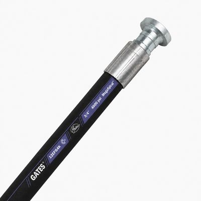 Gates 12EFG4K 4-Spiral Hydraulic Hose Assembly with GlobalSpiral Fittings - 19.0 mm (3/4") - 4,000 psi - Made to Your End-to-End Length