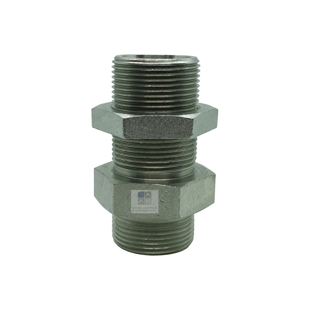 Metric Heavy Male x Metric Bulkhead Male Straight