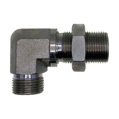 ORFS Bulkhead Male x ORFS Male 90° Compact ORFS Bulkhead Male x ORFS Male 90° Compact