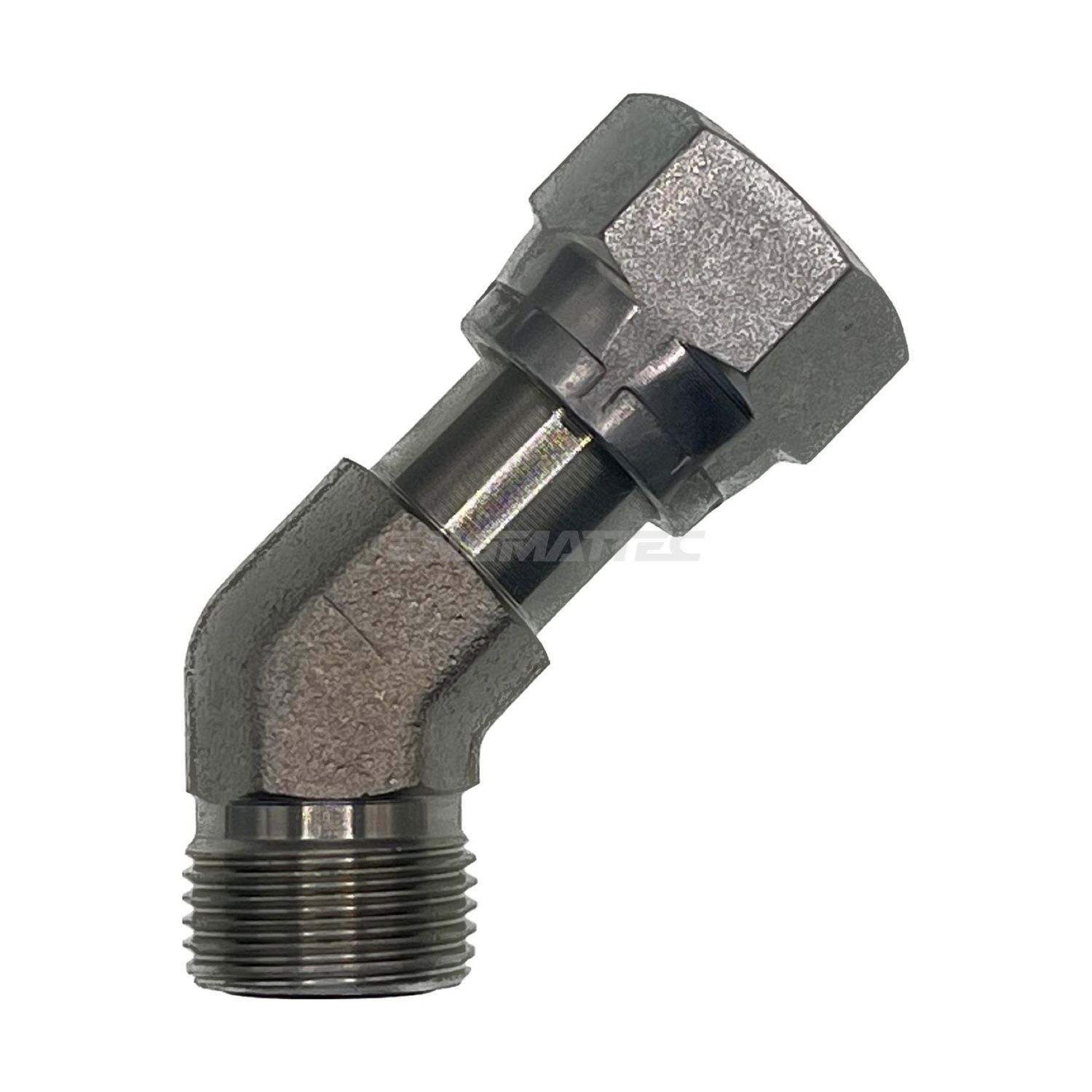 ORFS Female x ORFS Male 45° Compact, Size: Adaptor - (09) 9/16" ORFS Female x (09) 9/16" ORFS Male - 45° Compact
