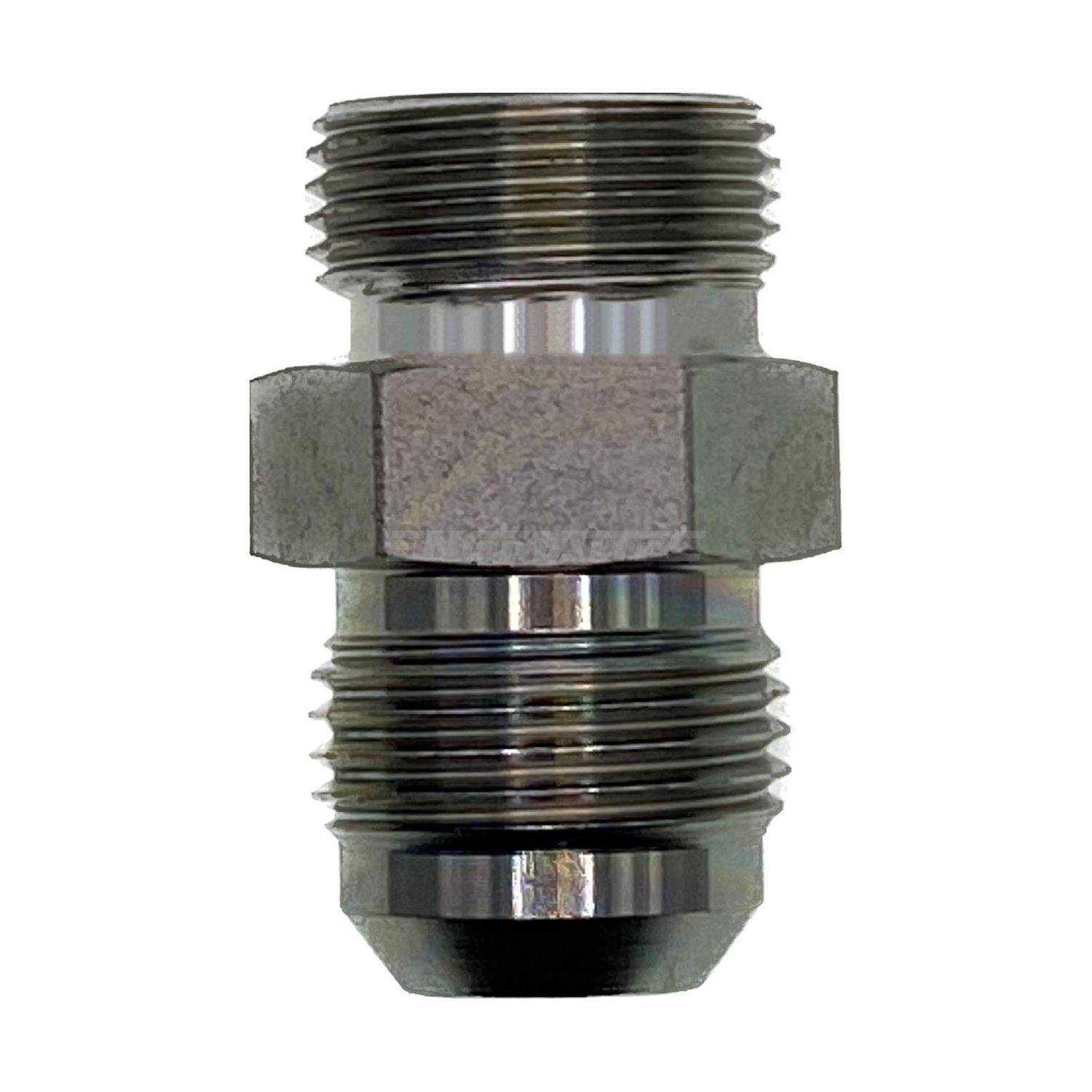 JIC Male x Metric Light Male Straight, Size: Adaptor - (07) 7/16" JIC Male x M12 (6L) Metric Light Male - Straight