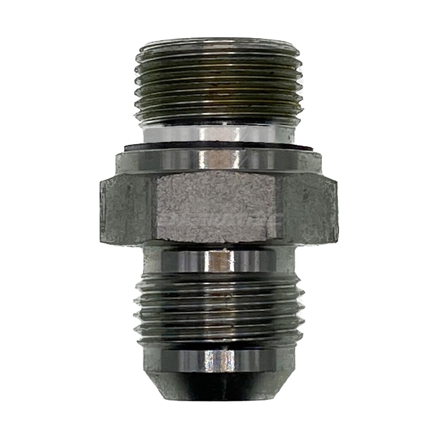 JIC Male x Metric Stud Male Straight, Size: Adaptor - (07) 7/16" JIC Male x M08 (1mm) Metric Stud Male - Straight