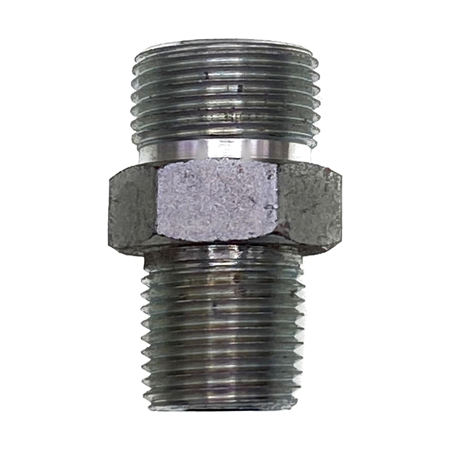 NPT Tapered Male x ORFS Male Straight, Size: Adaptor - (04) 1/4" NPT Tapered Male x (11) 11/16" ORFS Male - Straight