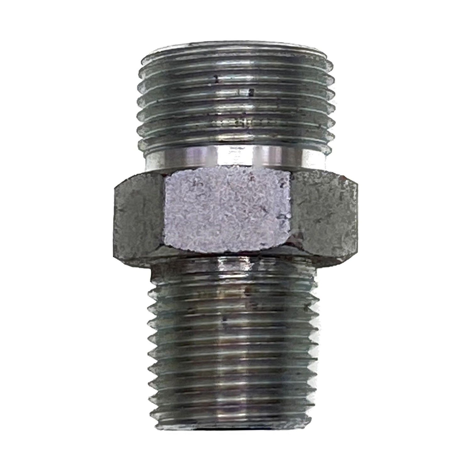 NPT Tapered Male x ORFS Male Straight, Size: Adaptor - (04) 1/4" NPT Tapered Male x (11) 11/16" ORFS Male - Straight