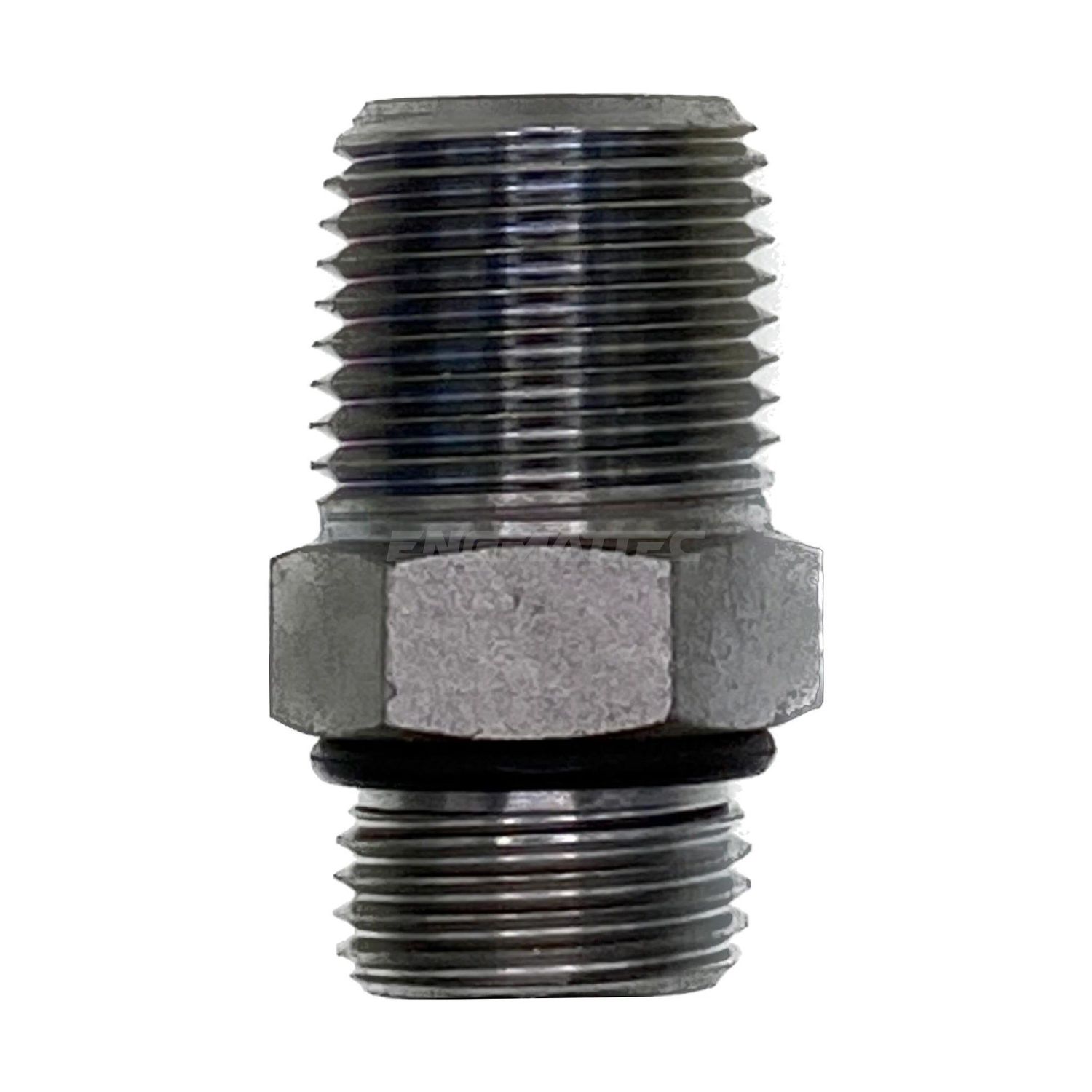 NPT Tapered Male x UNO Male Straight, Size: Adaptor - (06) 3/8" NPT Tapered Male x (09) 9/16" UNO Male - Straight