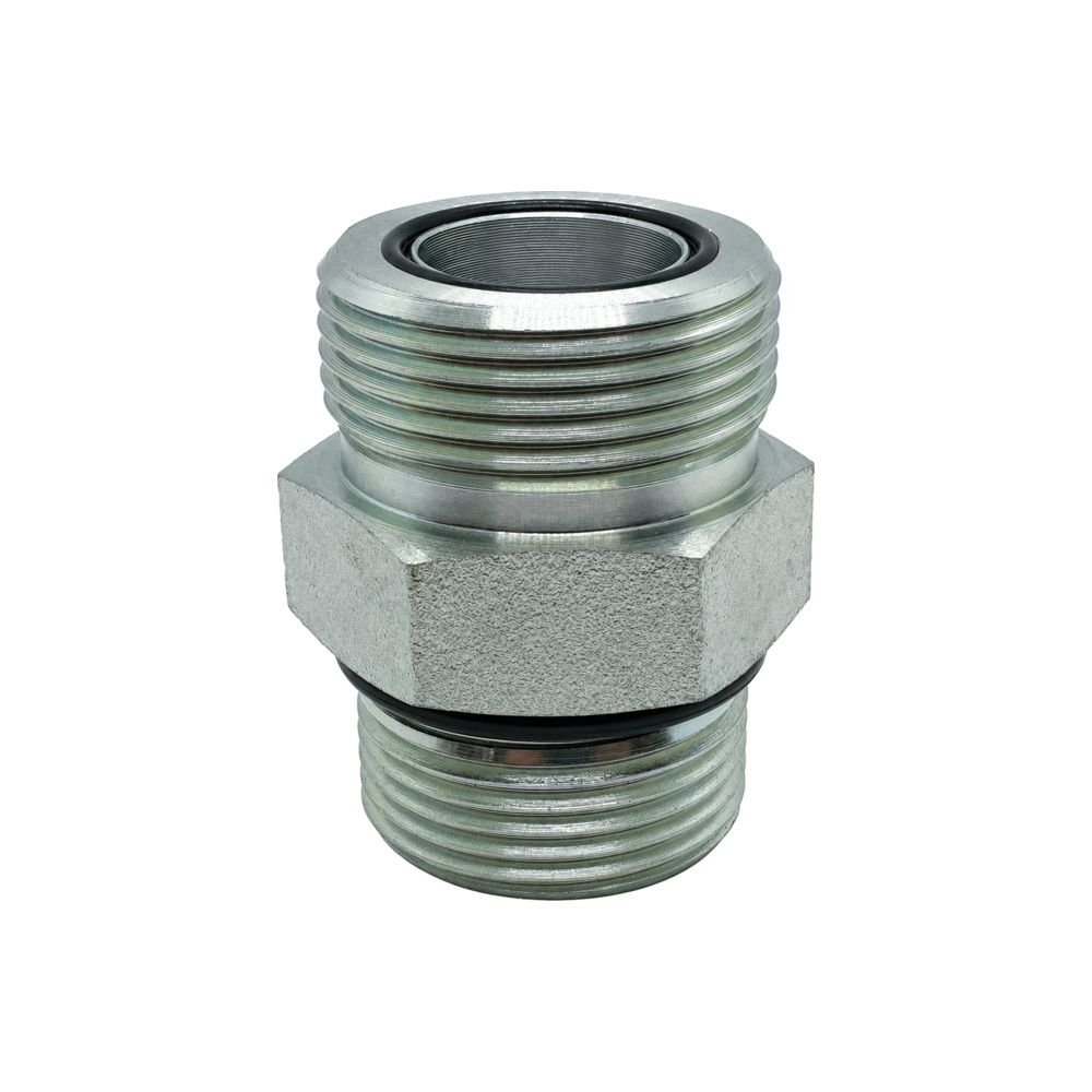 ORFS Male x UNO Male Straight, Size: Adaptor - (11) 11/16" ORFS Male x (09) 9/16" UNO Male - Straight