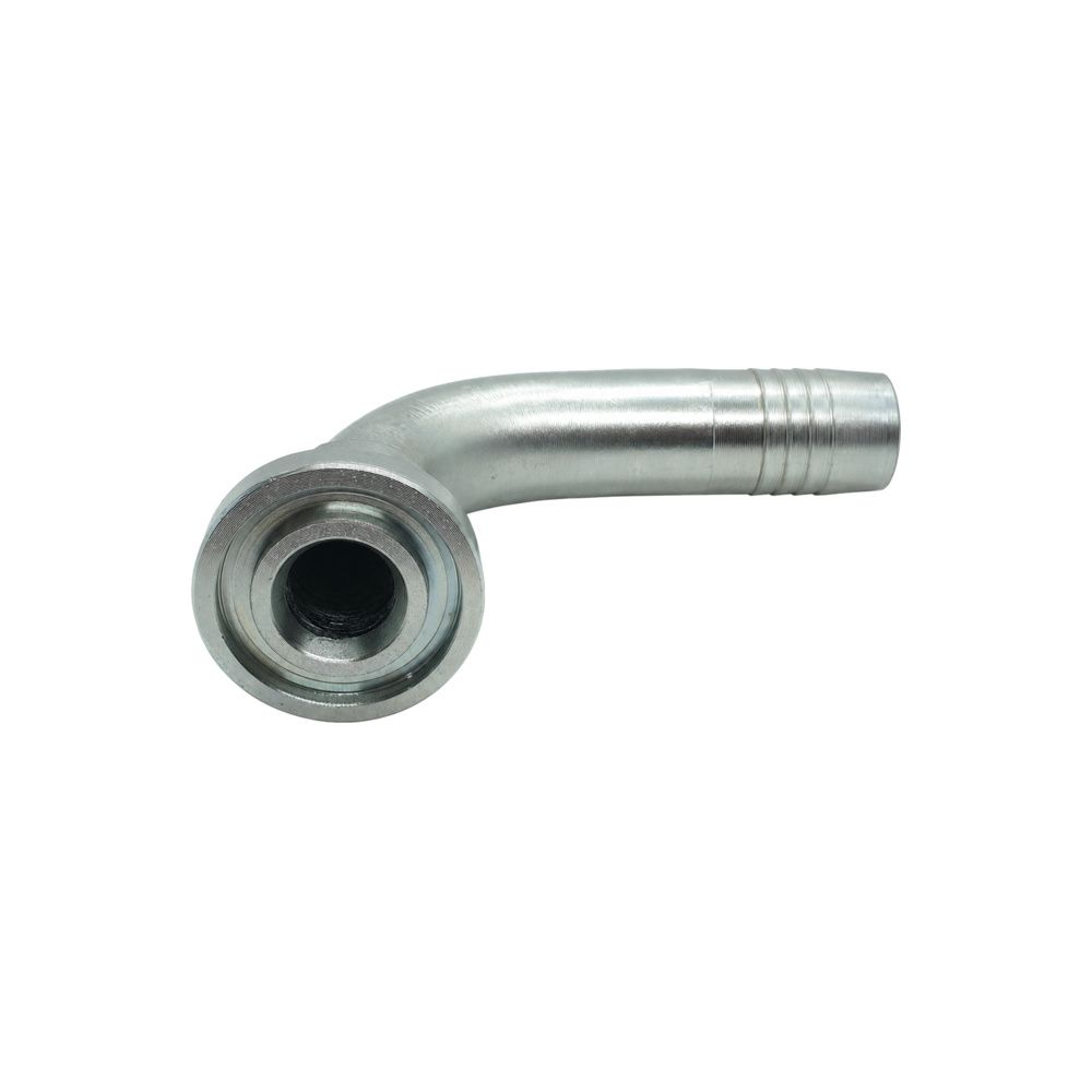 Hose Tail - SAE Code 61 Flange - 90° Elbow - Two-Piece Crimp-On