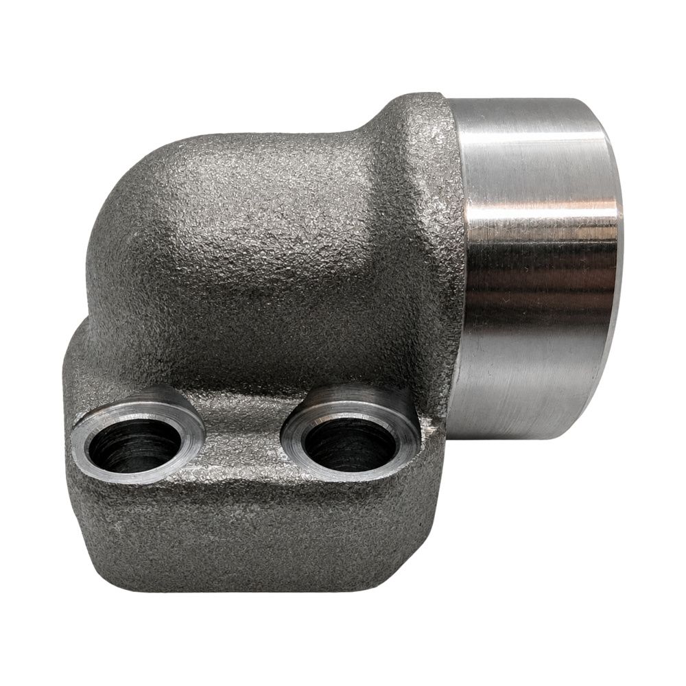 Flange Block BSP Female x Code 61 90° Compact