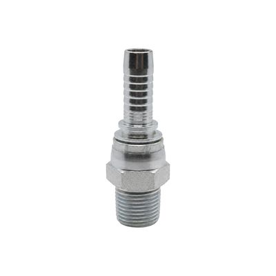 Hose Tail - BSP Male Live Swivel - Straight - Two-Piece Crimp-On
