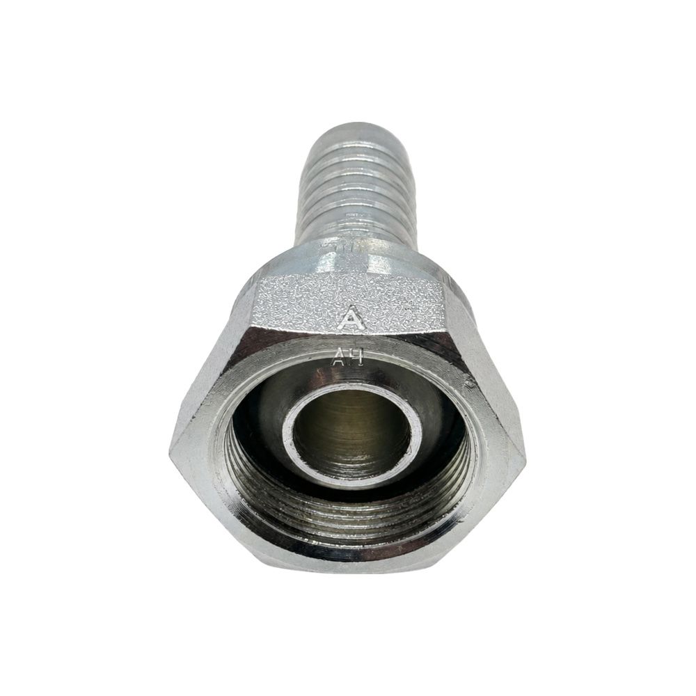 Hose Tail - Metric Multi-Seal Swivel Female - Straight - Two-Piece Crimp-On