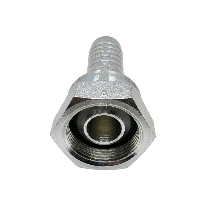 Hose Tail - Metric Multi-Seal Swivel Female - Straight - Two-Piece Crimp-On Hose Tail - Metric Multi-Seal Swivel Female - Straight - Two-Piece Crimp-On