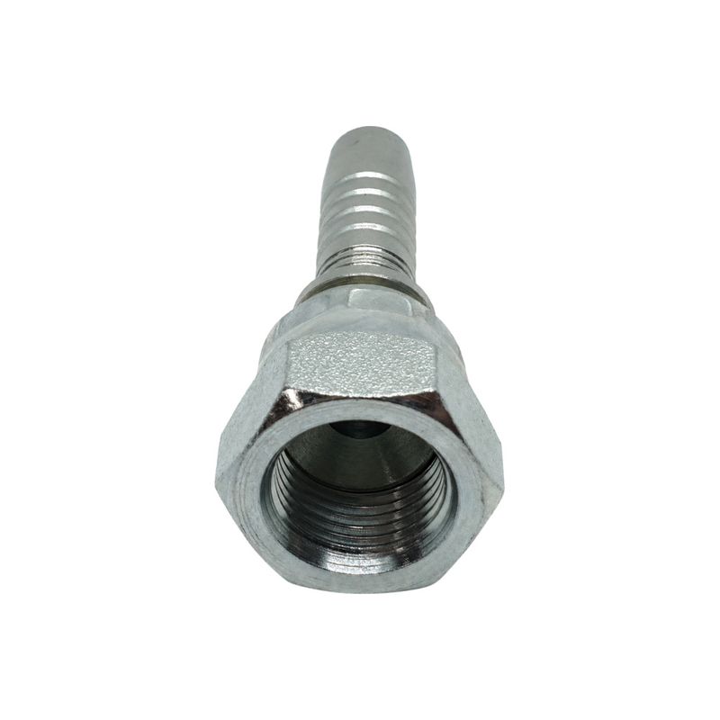 Hose Tail - SAE Swivel Female - Straight - Two-Piece Crimp-On