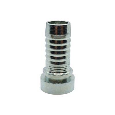 Hose Tail - Tube-Weld Female - Straight - Two-Piece Crimp-On