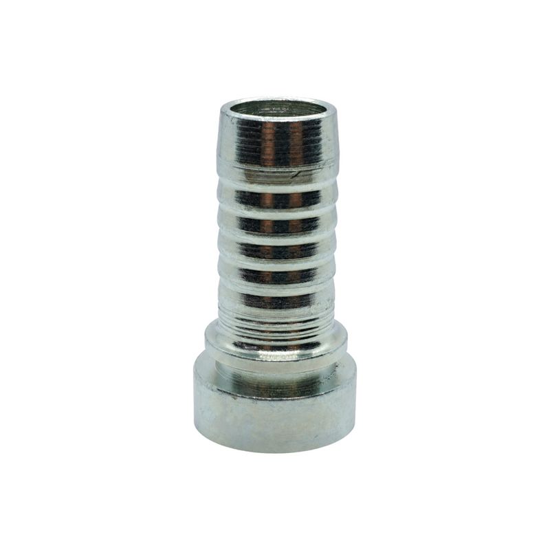 Hose Tail - Tube-Weld Female - Straight - Two-Piece Crimp-On Hose Tail - Tube-Weld Female - Straight - Two-Piece Crimp-On