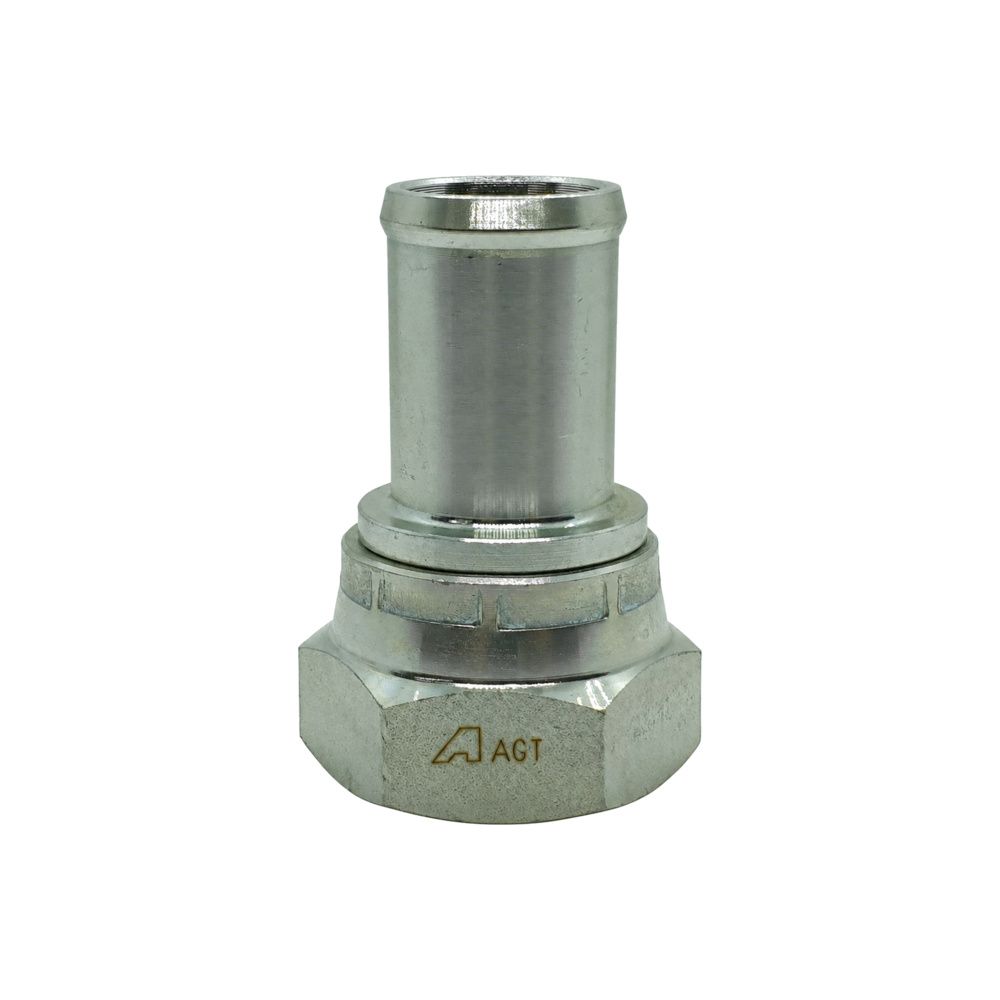 Low-Pressure Hose Tail - BSP Swivel Female - Straight - Crimp-On