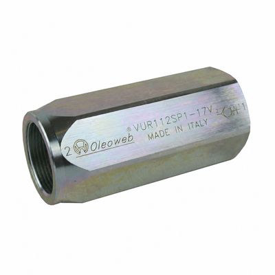 Hydraulic Inline Check Valve BSPP Female 1/8" to 1-1/2"