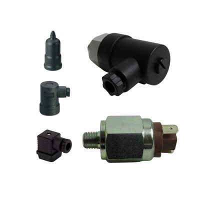 F4 and KLV59 Pressure Switch Accessories - Rubber Boot and M12 Plug