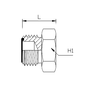Dimension drawing: letters match the table columns