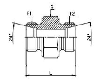 Dimension drawing: letters match the table columns
