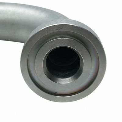 Hose Tail - SAE Code 62 Flange - 90° Swept - Two-Piece Crimp-On