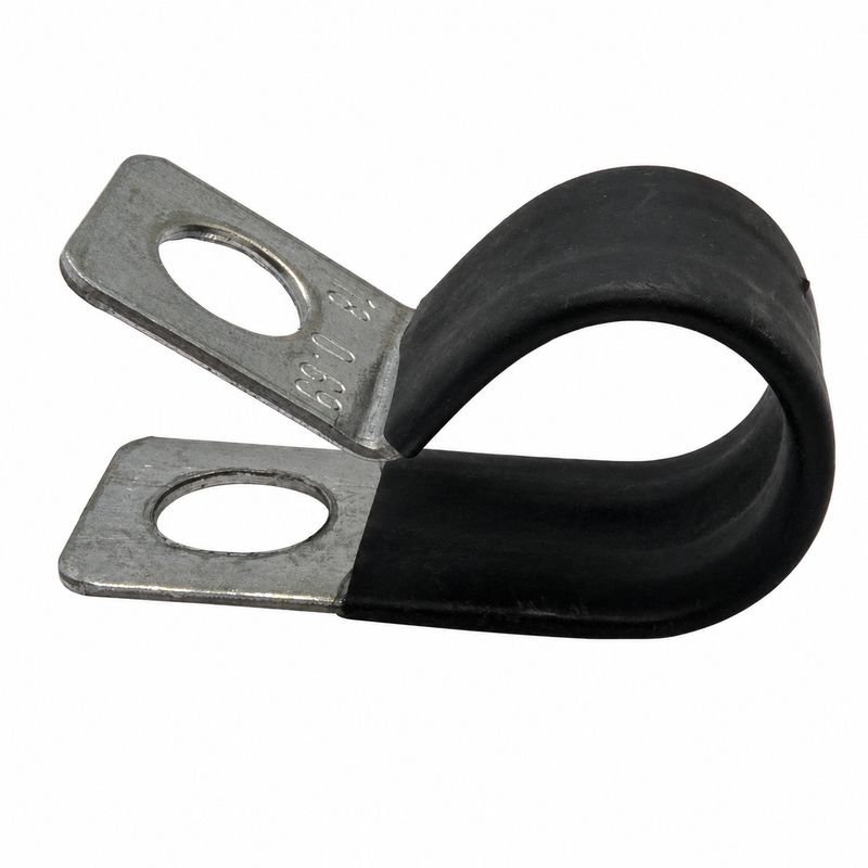 P-Clamps PVC Coated Steel for Hose and Tube 6.3mm to 90.5mm