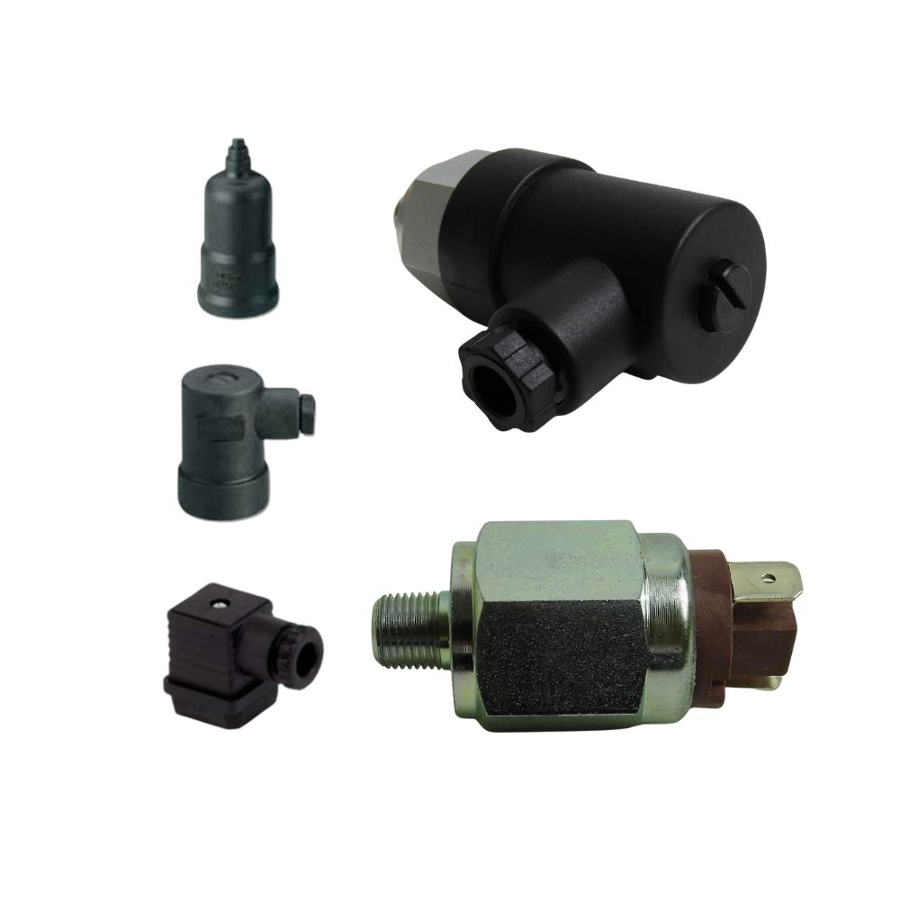 Pressure Switch Protective Caps and DIN Plug Connectors, IP65