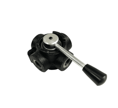 4 Way Manual Selector / Diverter Valve - 1/4" to 1" BSPP