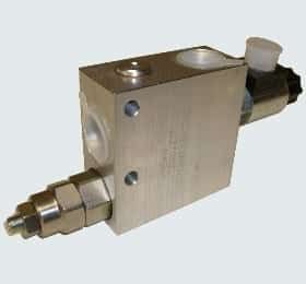 EV Solenoid Operated Unloading and Lowering Valve - 12V and 24V DC