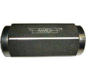 VU Hydraulic Inline Check Valve - 1/4" to 1" BSPP - 1, 3 and 5 Bar Cracking