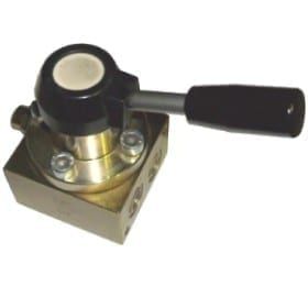 DM4 Rotary Manual Directional Control Valve - 3 Position