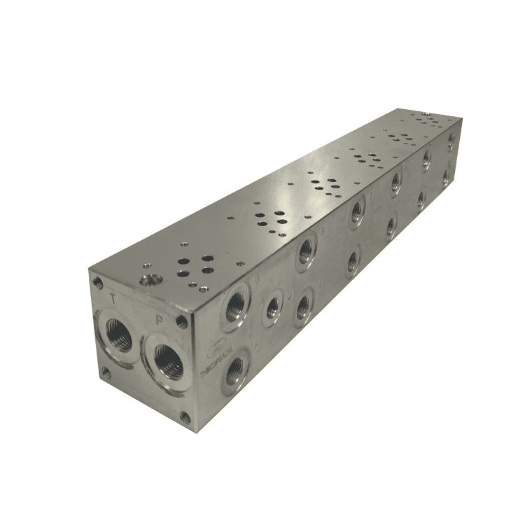 Cetop 3 and Cetop 5 Multi Station Manifold - 1 to 6 Stations - Alloy and Steel