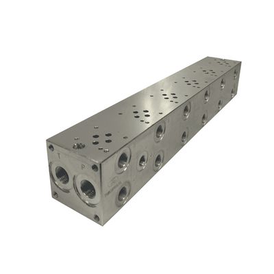Cetop 3 and Cetop 5 Multi Station Manifold - 1 to 6 Stations - Alloy and Steel
