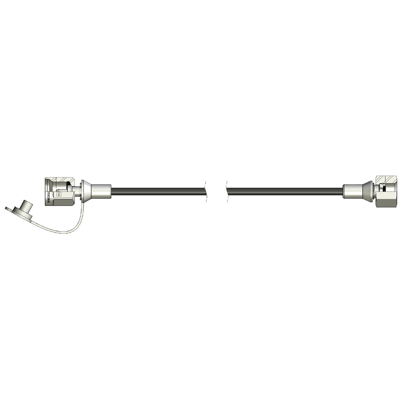 MiniPress DN2 Microbore Test Hose 630 bar - Per Metre - and Crimp Ferrules, Item: DN2 Kevlar micro hose 630 bar - per metre - 00RSD200
