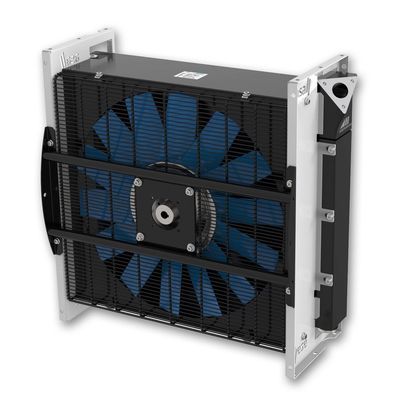 ASA Hydraulik ASA0367 Air Blast Oil Cooler - Twin Fan DC, 4 Pole or 6 Pole AC Ready, 26 Bar