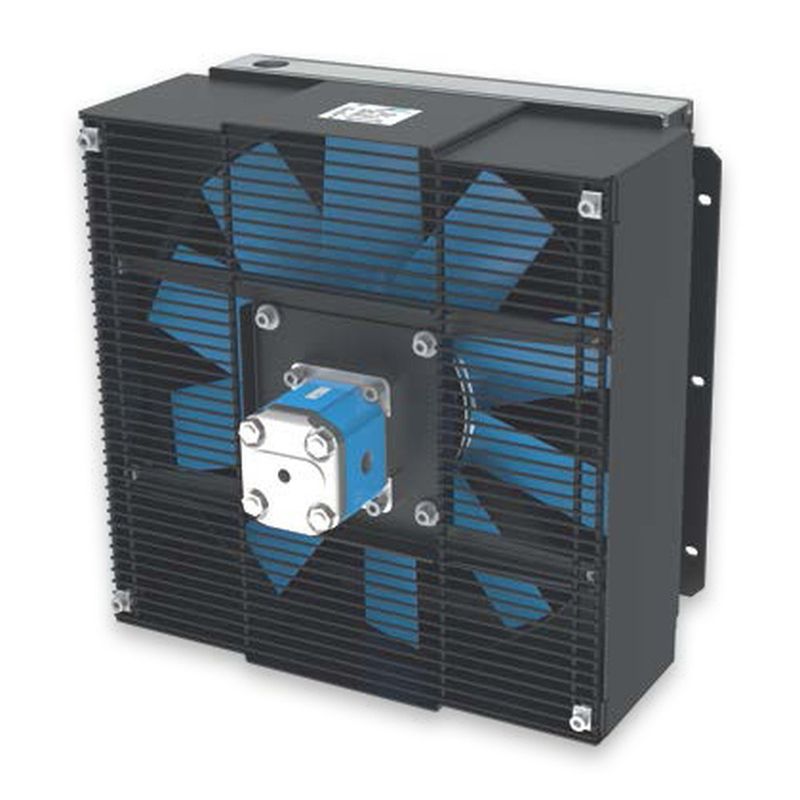 ASA Hydraulik TT36 Rail Air Blast Oil Cooler - Twin Fan DC or Hydraulic Drive, 26 Bar Return Line ASA Hydraulik TT36 Rail Air Blast Oil Cooler - Twin Fan DC or Hydraulic Drive, 26 Bar Return Line