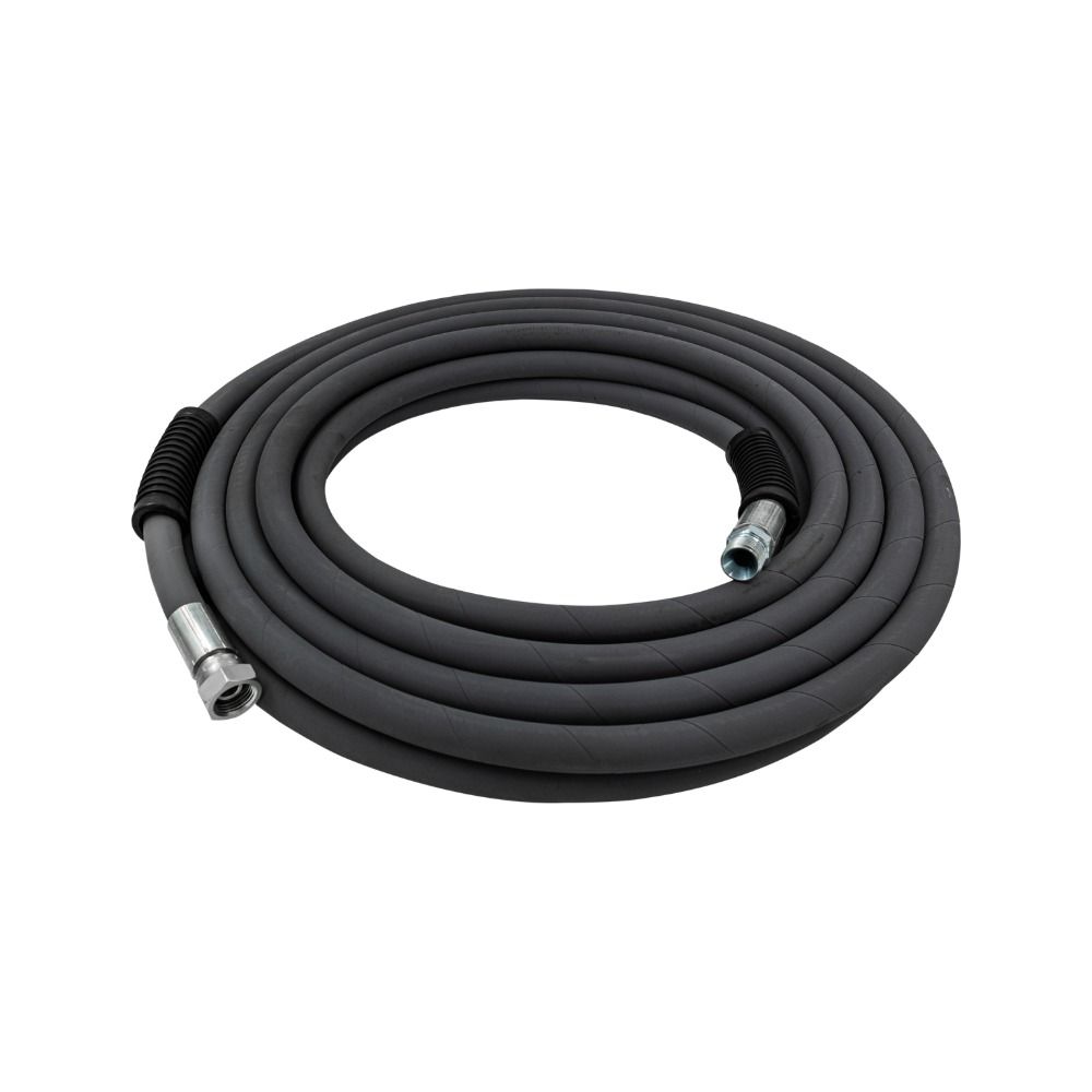 Lenflex R2 two wire pressure washer hose, 1/2 inch, grey non-marking cover