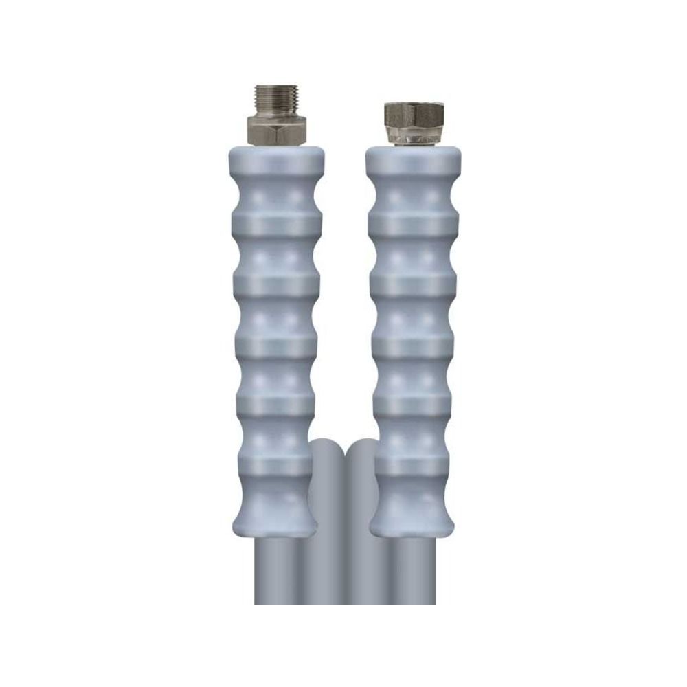 Animal fat resistant wash down hose, 3/8 inch, grey cover for meat and rendering plants