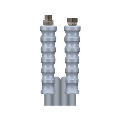 Animal Fat Resistant Wash Down Hose 3/8" - 4,000 psi - Grey Animal fat resistant wash down hose, 3/8 inch, grey cover for meat and rendering plants