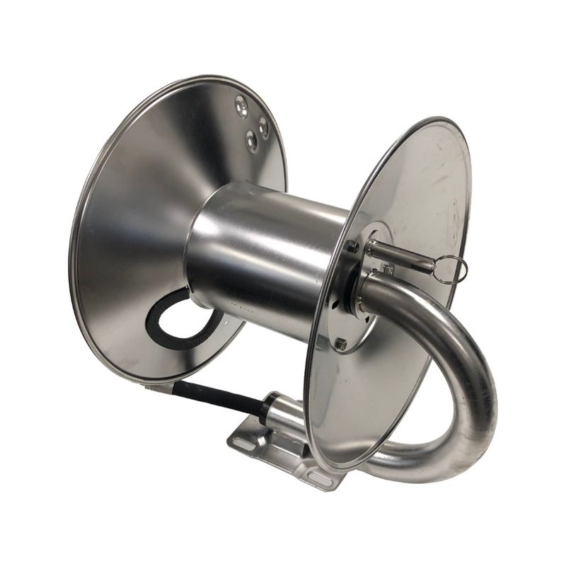 BAR PurePower Hybrid Stainless Hand Crank Hose Reel