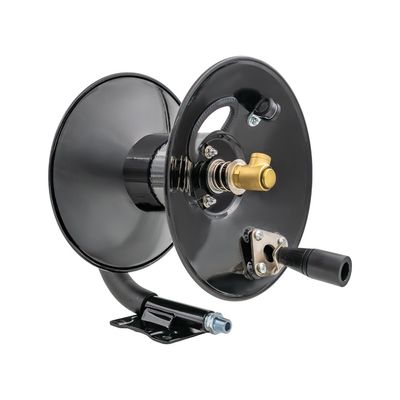 Hand Crank Pressure Washer Hose Reel - 30 m of 3/8" hose - no inlet swivel or inlet hose