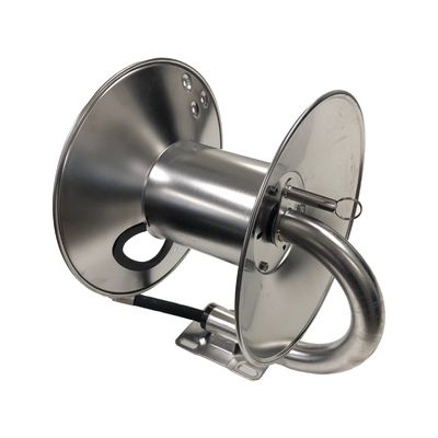 Hybrid Stainless Hand Crank Hose Reel - 46 m of 3/8" hose