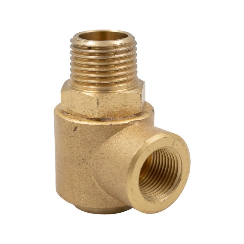 Brass 90 Degree Hose Reel Swivel - 3/8 Brass 90 Degree Hose Reel Swivel - 3/8" G F x 3/8" G F