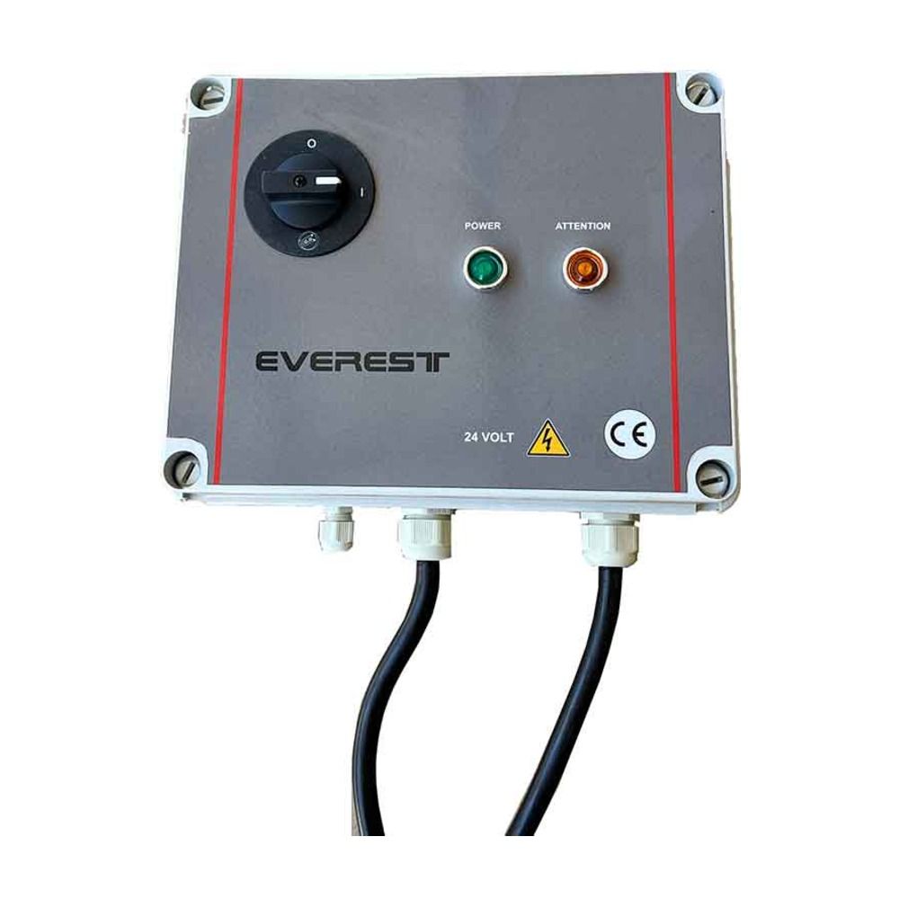Electric switch kit, waterproof 24 V panel, 30 minute delayed total stop - suits Spot 5.3 HP