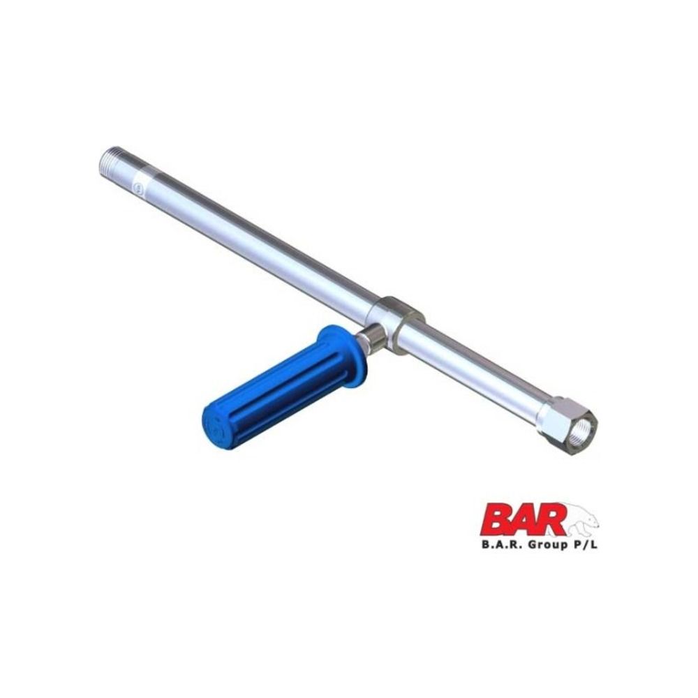 Food grade extension RB65 with on/off Food grade extension RB65 with on/off, Length: 400 mm - 350 psi @ 100 L/min