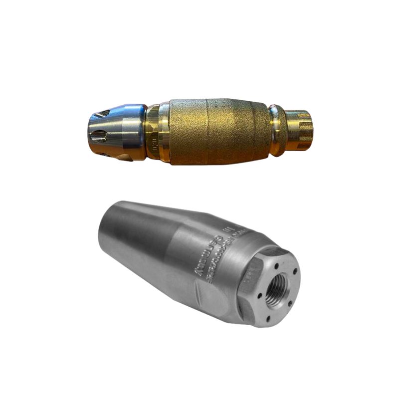 Drain Jetting Turbo Head and Nozzle Driver - 5,000 psi, 21 L/min Drain Jetting Turbo Head and Nozzle Driver - 5,000 psi, 21 L/min