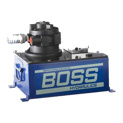 BOSS PAD High Flow Air Hydraulic Pump - Double Acting, 10,000 PSI, 3,000 to 11,000 cc Reservoir