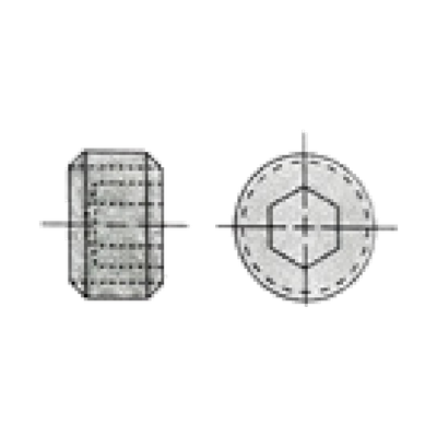 BOSS 700 Bar Hydraulic Port Plug - NPT Hex Socket, 1/4 and 3/8 inch